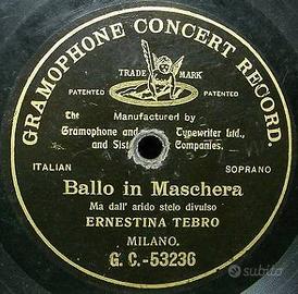 Disco 78 giri GRAMOPHONE CONCERT RECORD 1903/1904/