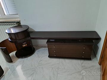 camera da letto in legno, vintage come nuovo 