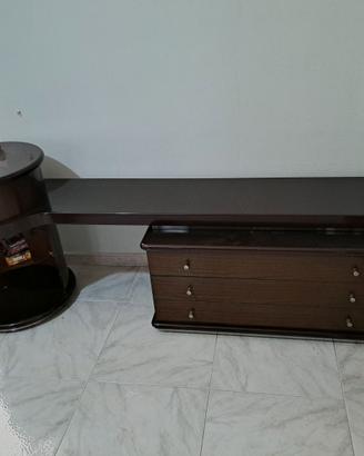 camera da letto in legno, vintage come nuovo 