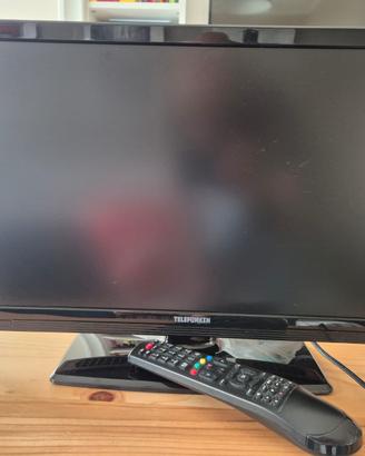 TV Telefunken 22'' LCDTE22182B30FC10 + telecomando