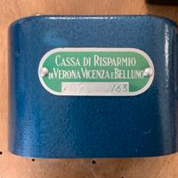 Salvadanaio in metallo Cassa di Risparmio