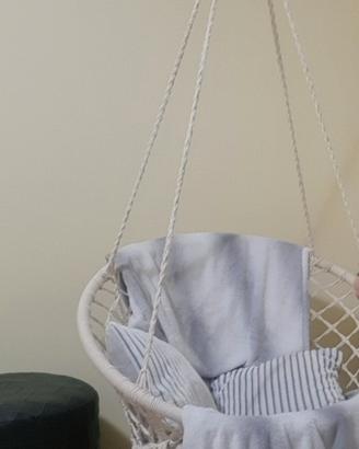 Poltrona sospesa beige