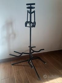 Supporto triplo universale per chitarra e/o basso