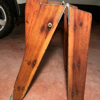 Scaletta mogano pieghevole