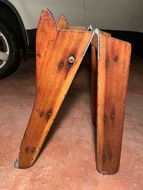 Scaletta mogano pieghevole