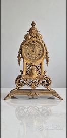 Orologio da Camino in Bronzo Cesellato