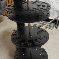 CARRELLO PORTA TINTE PARRUCCHIERIA