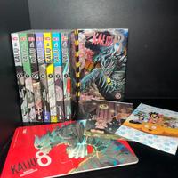Kaiju n.8 volumi 1-8 con 5 variant e cartoline