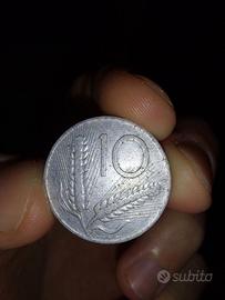 Moneta 10 lire anno 1956 edizione limitata