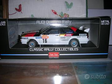 Audi quattro rally Sanremo '82 Dehmut 1/18 Sunstar