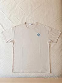 T-Shirt Beige con Cagnolino Balloon