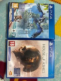 HORISON e HOUSE OF ASHES ps 4