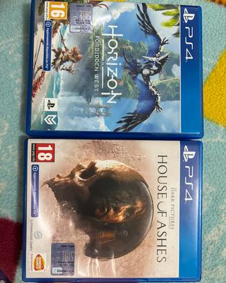 HORISON e HOUSE OF ASHES ps 4