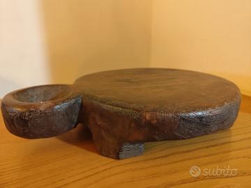 alzatina vintage in legno 