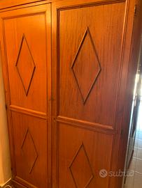 Armadio antico da ingresso in legno 