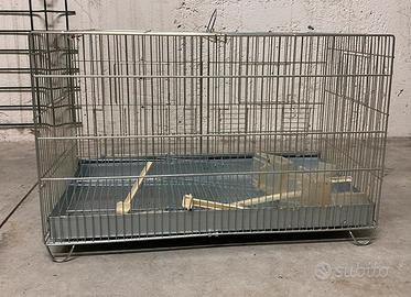 Gabbia per canarini zincata  55x28x35