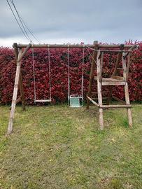 Altalena completa di scivolo