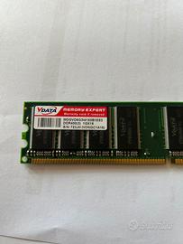 Memoria RAM DDR, 400 Mhz 1 GB 184 pin PC3200