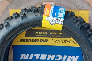 Gomma e mousse Michelin enduro 140 80 18 NUOVE