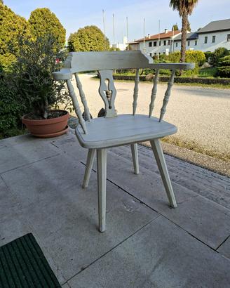 Sedia in ciliegio sbiancato