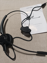 Cuffie call center headset