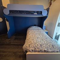 Letto a castello completo con contenitore