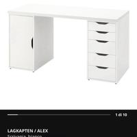 Scrivania Ikea Lagkapten/Alex