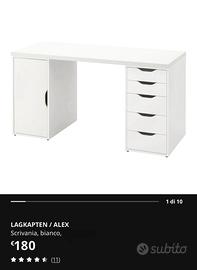Scrivania Ikea Lagkapten/Alex