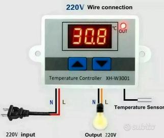 Controller Digitale Temperatura Termostato 