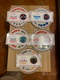 Set 5 Piatti "Commedia all'Italiana" da Collezione