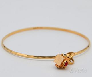 Bracciale Rigido Oro Rosso Lanterna