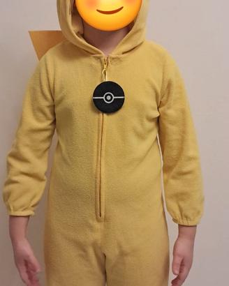 Costume di carnevale pokémon Pikachu