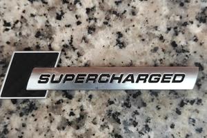 Audi S-line Supercharged badge