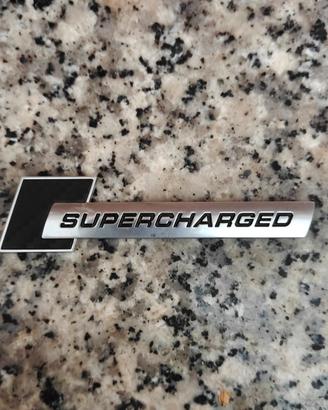 Audi S-line Supercharged badge