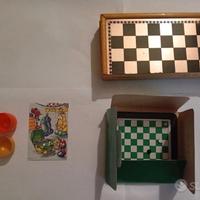 giochi vintage: sorpresa kinder, scacchiera,