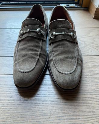 Baldinini - mocassino scamosciato morsetto metalli