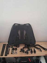 kit piastra bauletto Kappa KRA3117 alu nero
