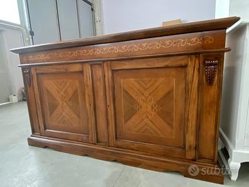 Nuovo credenzone con intarsi, massello, bassano