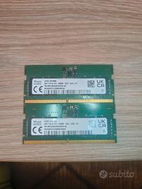 Ram DDR5 5600MHZ 2x8 gb