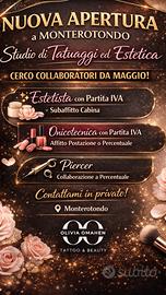 Cabina e postazione per estetista, onicotecnica