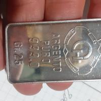 lingotto chiesi 25,22 grammi 999 argento 