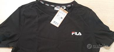 T shirt FILA, nera, da donna, TG. S