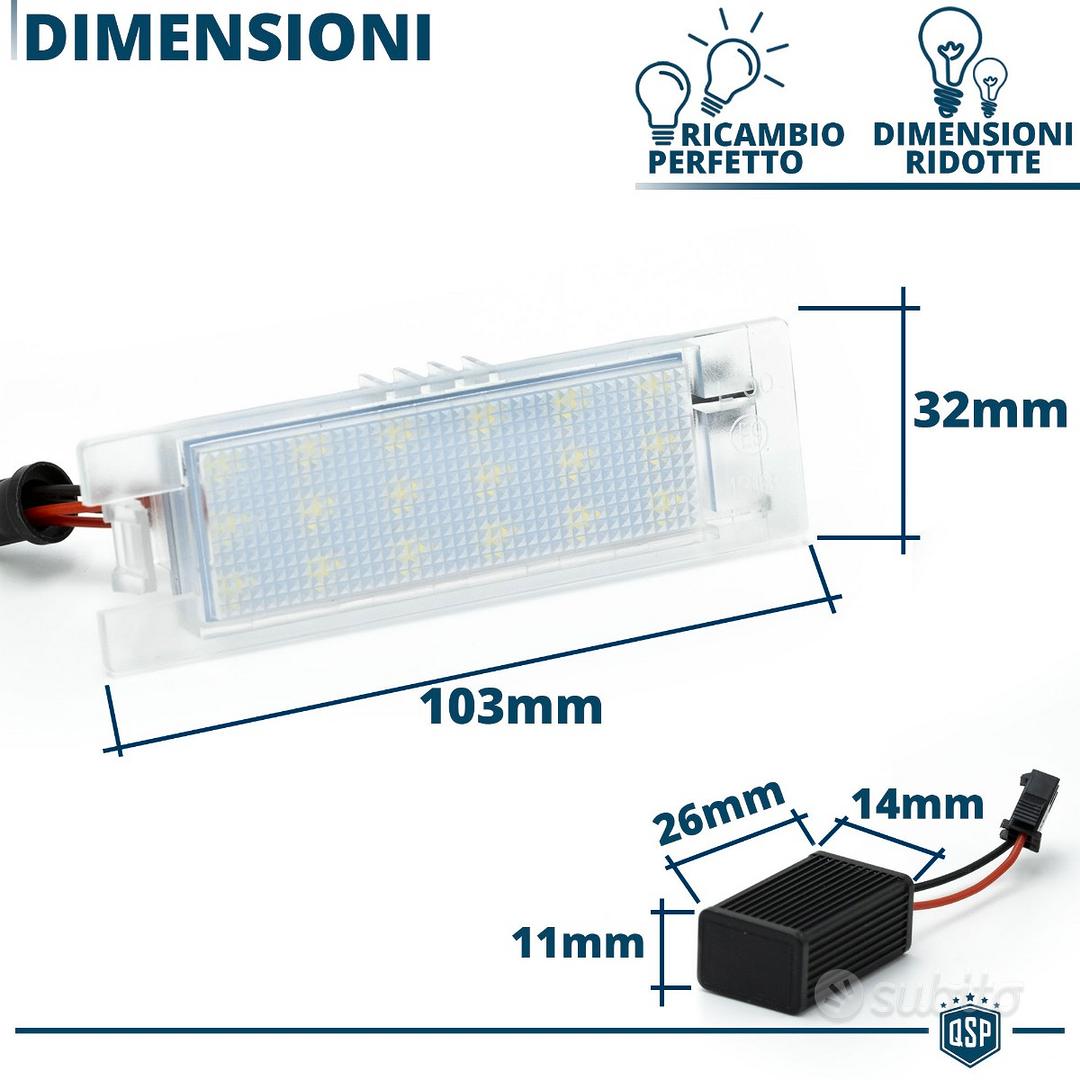 Subito - RT ITALIA CARS - Placchette Luci TARGA LED PER Fiat PANDA 2 CROSS  - Accessori Auto In vendita a Bari