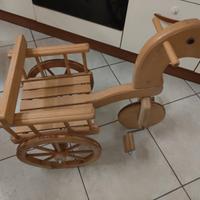 Triciclo in legno 