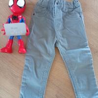 Pantaloni eleganti azzurri tg 86 cm