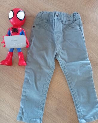Pantaloni eleganti azzurri tg 86 cm