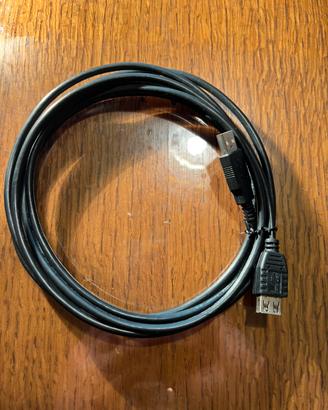 Prolunga USB 2 lunga 3 m maschio/femmina