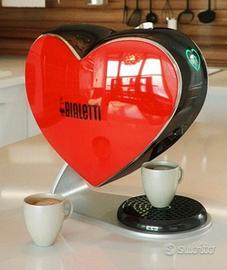 Macchina Caffè Bialetti Cuore – Rossa/Nera