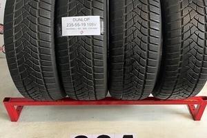 235 55 19 dunlop invernali 80%