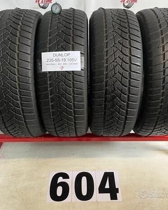 235 55 19 dunlop invernali 80%